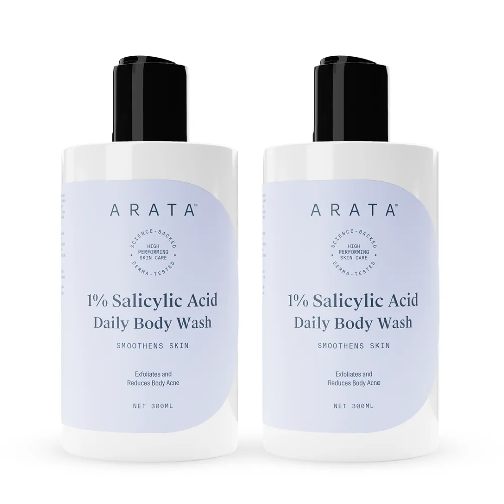 1% Salicylic Acid Daily Body Wash (Pack of 2)- 300 ML + 300 ML