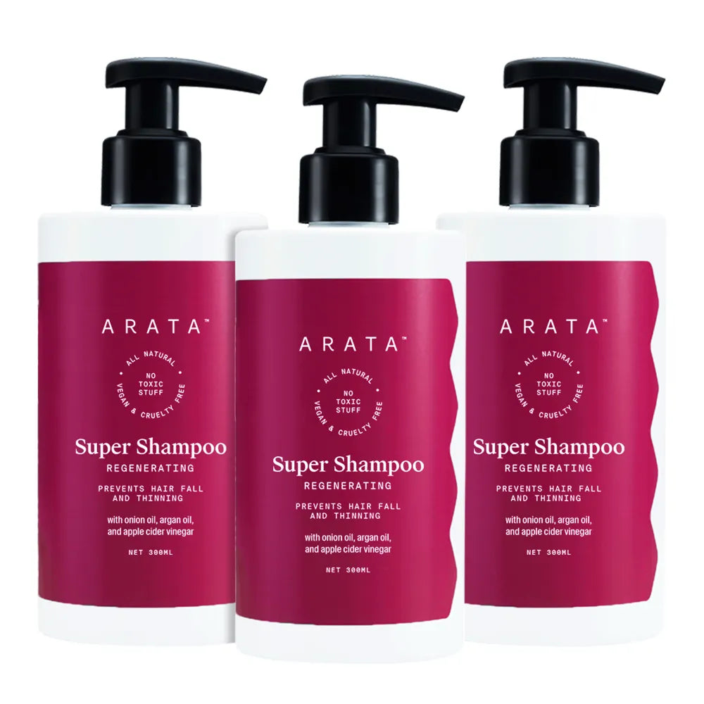 Super Shampoo Pack of 3 (900 ML)
