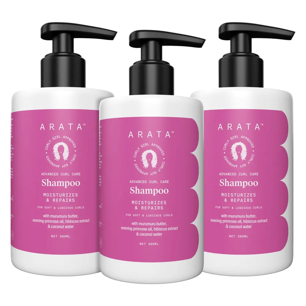 Advanced Curl Care Shampoo Pack of 3 (900 ML)