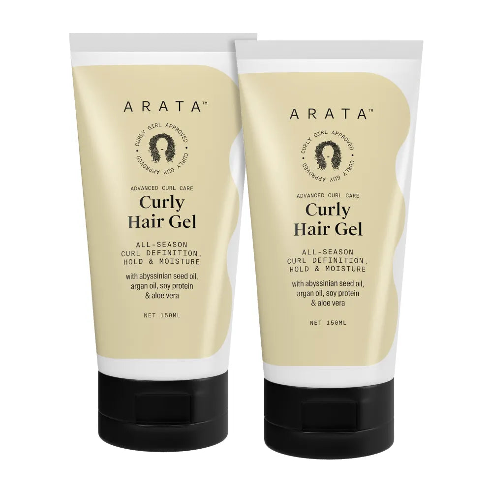 Arata Advanced Curl Care Curly Hair Gel Pack of 2 (300 ML)