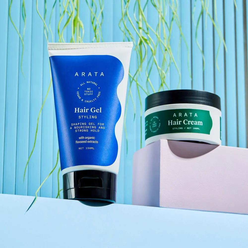 Arata Hair Styling Combo (Hair Gel & Hair Cream) - Flash Sale Combos