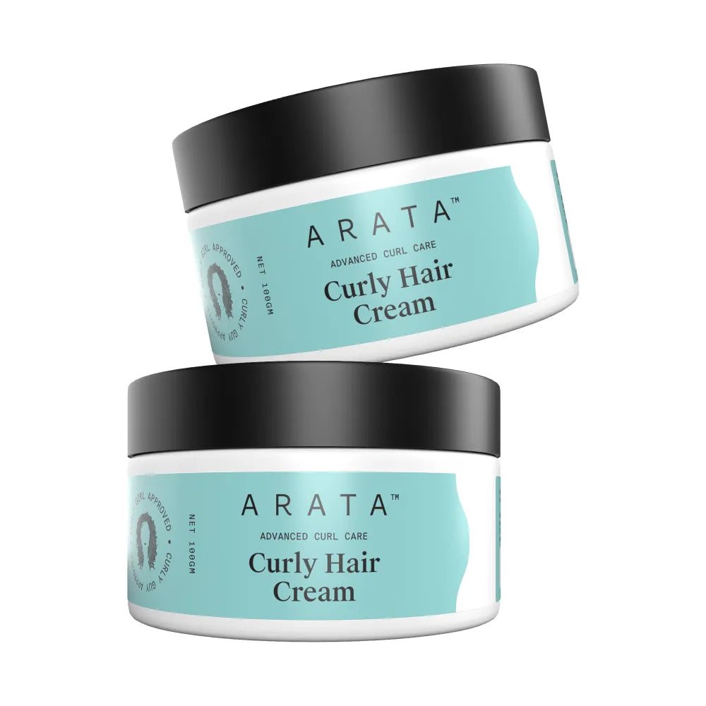 Arata Advanced Curl Care Curly Hair Cream Pack of 2 (200GM)