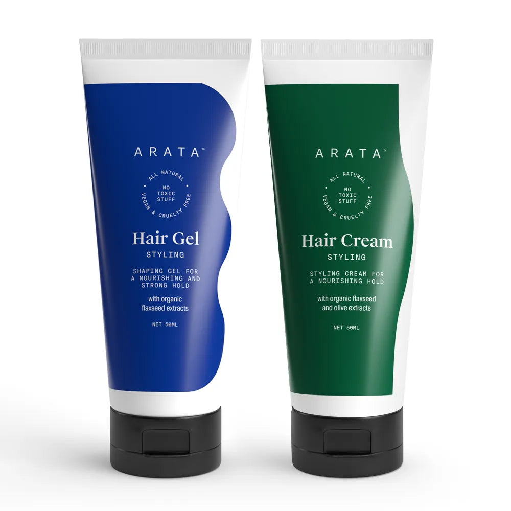 Hair Styling Combo (Mini) | Hair Styling Gel 50ml + Hair Styling Cream
50ml
