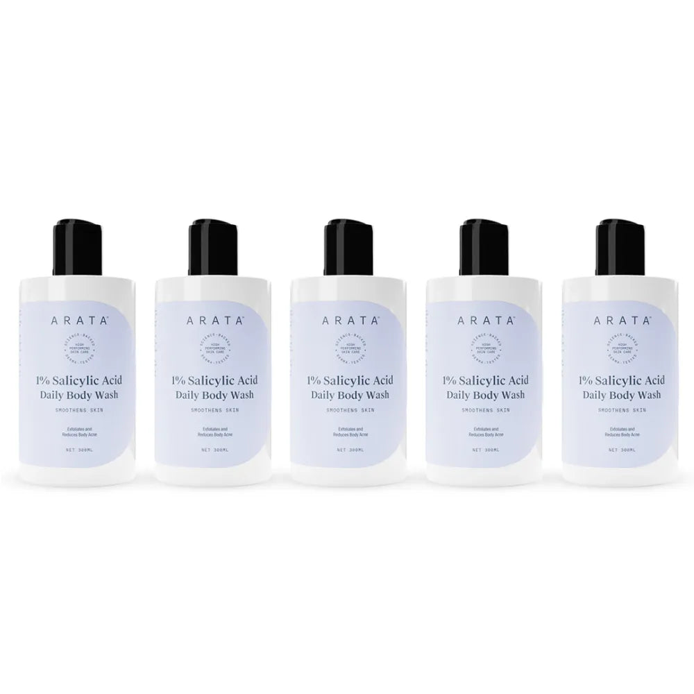 1% Salicylic Acid Daily Body Wash 300 ml (Pack of 5)