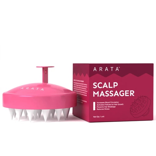 [ASCMS01] Scalp Massager With Soft Silicone Bristles