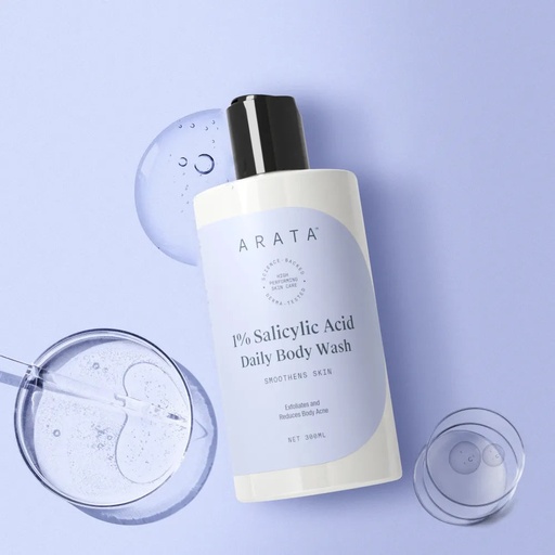 [ANBW05] Arata 1% Salicylic Acid Daily Body Wash 300 ML (B1G1)
