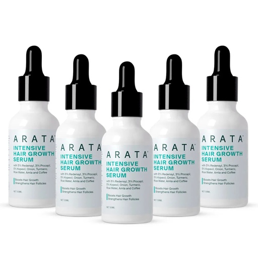 [ANCB148] 150-Day Value Pack for Fuller, Denser, Thicker Hair Regrowth | Intensive Hair Growth Serum (Pack of 5)
