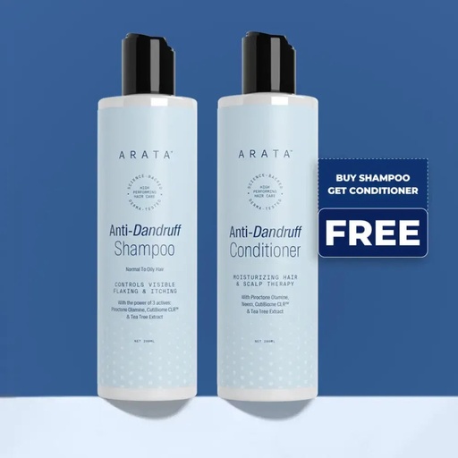 [ADDSCA04] Anti-Dandruff Shampoo (Normal to Oily Hair) - 200ml | Anti-Dandruff Conditioner - 200ml (FREE)