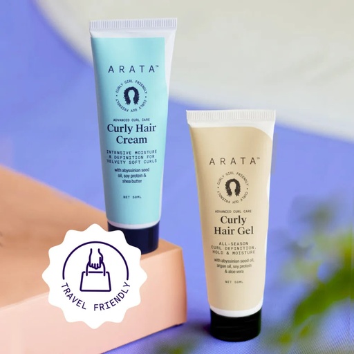[ANCB90] Curl Styling Combo (Mini) | Curly Hair Gel + Curly Hair Cream