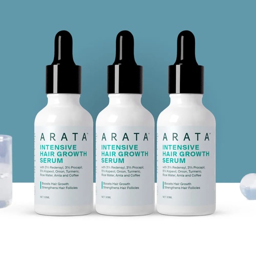 [ANCB143] 90-Day Value Pack for Fuller, Denser, Thicker Hair Regrowth | Intensive Hair Growth Serum (Pack of 3)