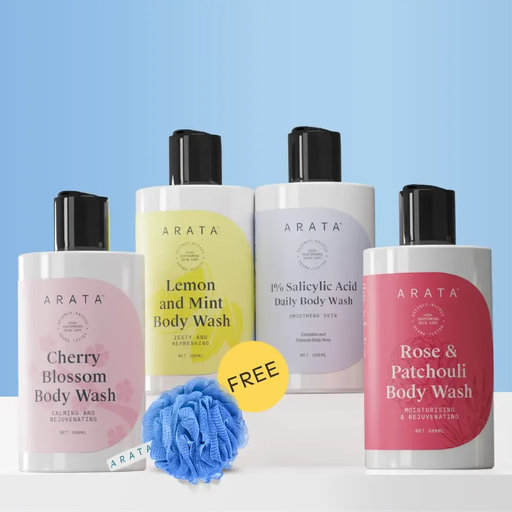 [ART1005] Daily Nourishing Body Wash Value Pack With 1% Salicylic Acid Body Wash | Removes Bacne | Offers 24-Hr Moisture | Long Lasting Fragrance | 1200 ML (Pack of 4) - do not take live