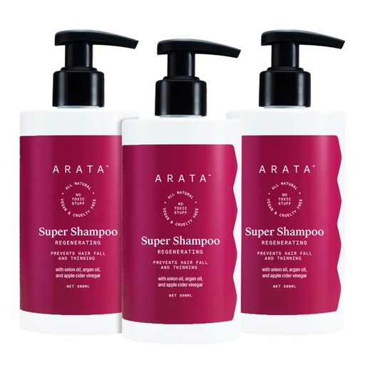 [ANCB116] Super Shampoo Pack of 3 (900 ML)