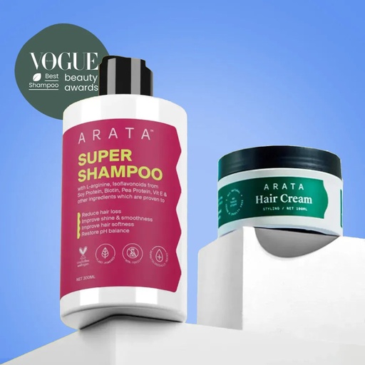[ANDNC1] Daily Nourishment Combo - Super Shampoo 300ml + Styling Hair Cream 100g