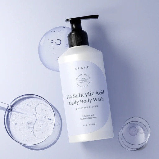 [ANBW05] Arata 1% Salicylic Acid Daily Body Wash 300 ML (B2G1)