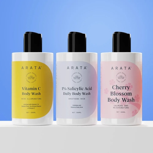 [ARTSCV] Smooth & Glowing Skin Body Wash Combo 900ml (Pack of 3)