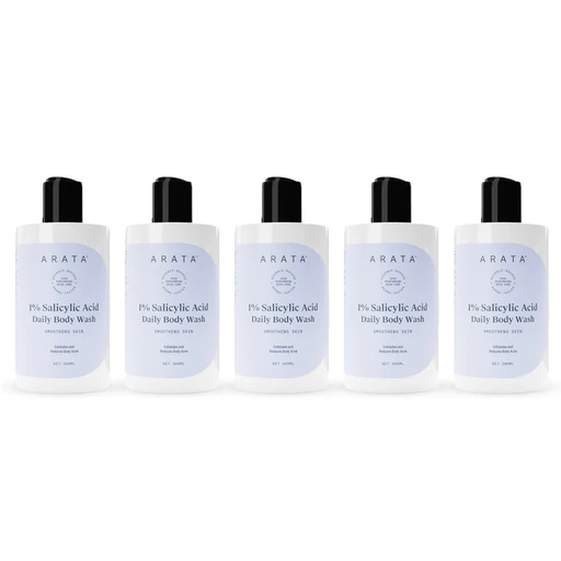 [ARATA103] 1% Salicylic Acid Daily Body Wash 300 ml (Pack of 5)